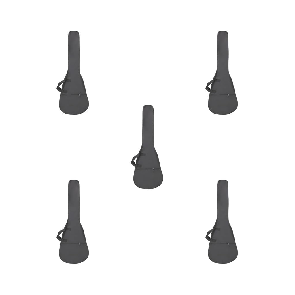 Mochila de guitarra de 45 pulgadas con bolsillos gruesos para entrenamiento, Juego de 5 (tipo B), 115 cm, como se muestra en la