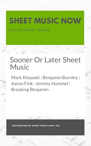 Sooner Or Later Sheet Music