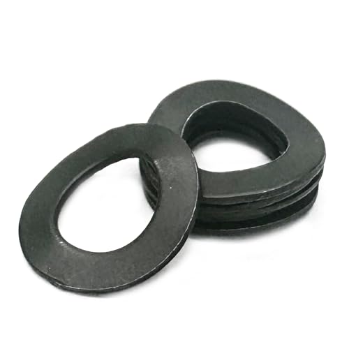 m8 metric wave spring washercarbon steel spring wave washer gasketwave spring washers with black oxidized finish for screw bolt100pcs