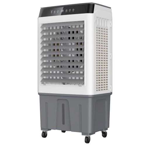 YCCYHQ Aire Acondicionado Industrial, Aire Acondicionado Portatil con 4 Paquetes de Hielo y Oscilación de 90°, para Garaje, Patio y Uso Comercial