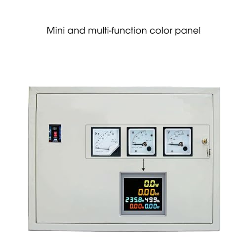 Image of Digital Single Phase Energy Meter Tester Din Rail Electricity Usage Meter AC 110V 40-300V 100A Ampermeter Voltmeter Ammeter Voltage Amps Watt Kwh Frequency Power Factor Meter Multimeter External CT
