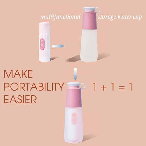 Image of Eko Jetwave Portable Electric Travel Bidet 270ml Water Storage Bottle, Waterproof IPX7- Handheld Personal Hygiene Sprayer for Men, Women, Baby, and Postpartum Care, Silicone Cap Anti Slip, Grey