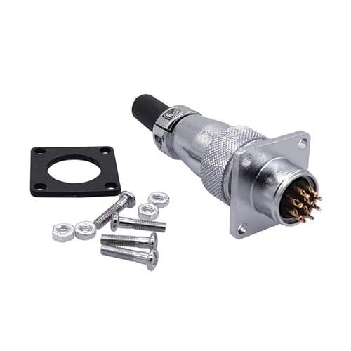 Conector de aviación WS16 de 5 pines con instalación inversa para conexiones seguras