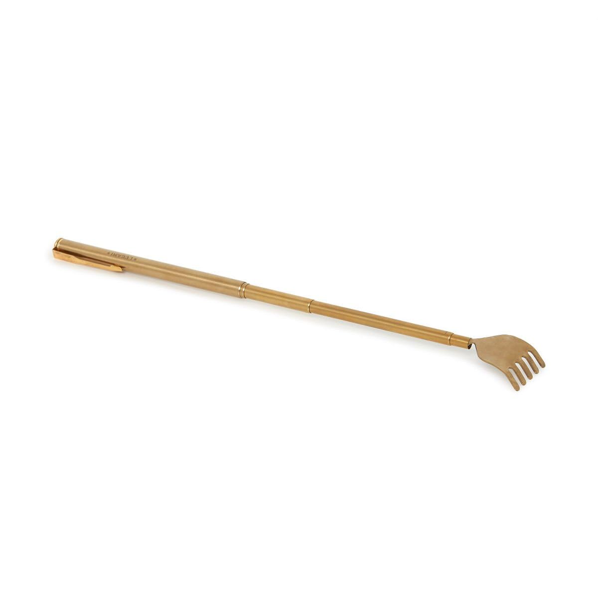 Legami Grattaschiena Telescopico teleskopowa skrobaczka do pleców, metalowa, ORO, mini