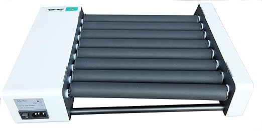 Tube Roller Mixer Roller Mixer Laboratory with 8 Rollers Speed Range 20-80rpm Brushless Motor Specs φ 6-34mm for Mixing Viscous Liquids and Solid-Liquid Suspensions