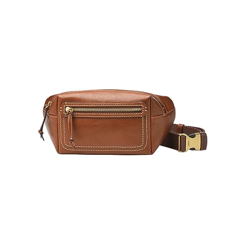 Sac banane Fletcher en cuir Fossil MBG9612210 pour homme marron