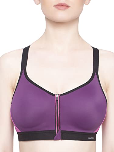 Image of Triumph Triaction Padded Wireless Extreme Bounce Control Sports Bra High Coverage Mesh Racerback Cardio Bra with Wide Straps for Running, Zumba, and High Impact Training Pack Of 1