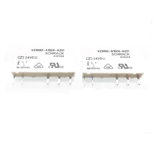 Relais V23092-A1024-A201 24V de puissance miniature pour circuit imprimé 5PIN