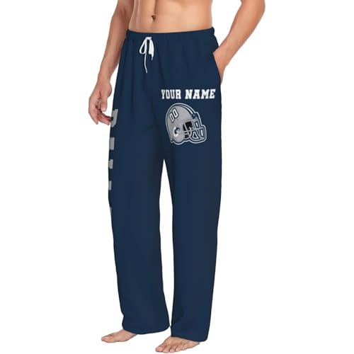 Personalized Pajama Pants Custom Name Number Lightweight Soft Sleep Lounge Pants for Men Women2