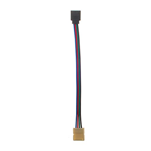 Conector hembra sin soldadura 4 pin para tira LED RGB 10 pcs miniatura 3