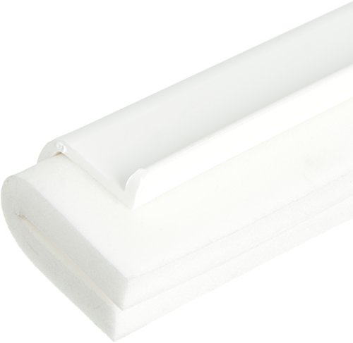 Image of SPARTA 4156702 Plastic Floor Squeegee, Shower Squeegee With Double Foam For Window, Glass, Shower Door, Floor, Windshield, 18 Inches, White, (Pack of 6)