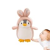 ↔[Amplia aplicación] Se puede usar como almohada de mano y almohada para abrazar, Penguin Plushie es adecuado para decorar una habitación o una cama y se puede usar como decoración de guardería o dormitorio.