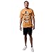 Five Nights At Freddy's Freddy Face Men's Brown Spiral Tie-Dye Crew Neck Short Sleeve T-Shirt XL