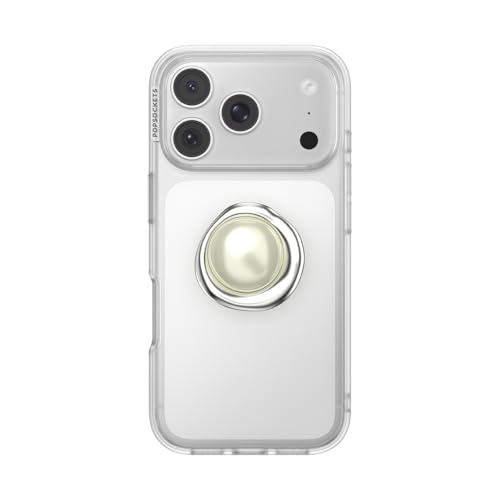 Image of PopSockets PopTop, Adhesive Phone Grip with Swappable Top, Crystal - Eye of the Beholder Silver