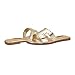 Nine West Women's Giny Sandal, Gold 710, 8