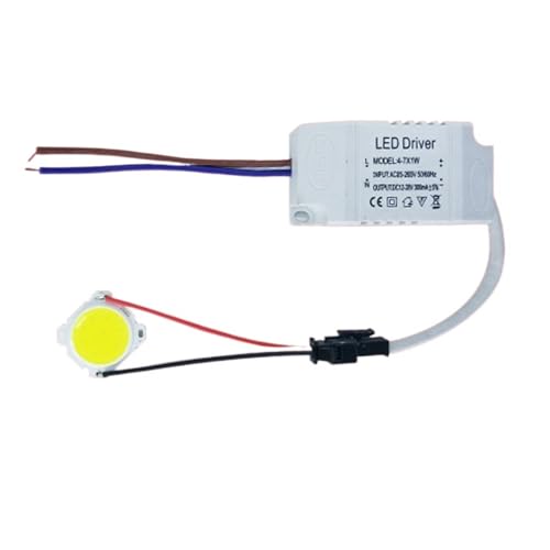 LED COB 15W con Transformador Antiparpadeo 85-265V y Corriente Estable 2