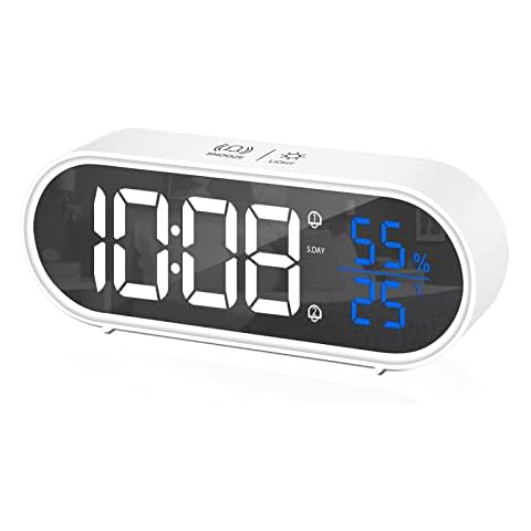 Reloj Despertador Digital HOMVILLA con Pantalla LED Cover