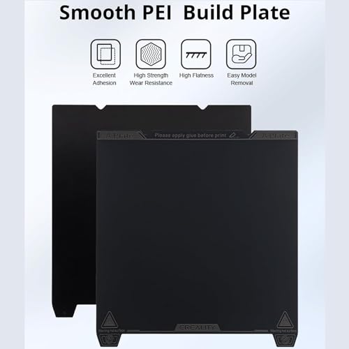 Image of 3 idea Imagine Create Print CR K1 Max Smooth PEI Build Plate 315 * 310mm-Without Soft Magnetic Sticker