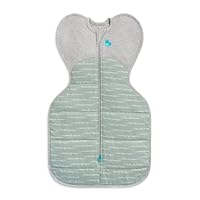 Love To Dream Swaddle UP 2.5 TOG Suitable for Cooler (16-20C) Temperature, Newborn 2.2-3.8 kg, Olive Dreamer, Snug Fit Supports Good Sleep, Machine Washable & Double Zip for Easy Nappy Change