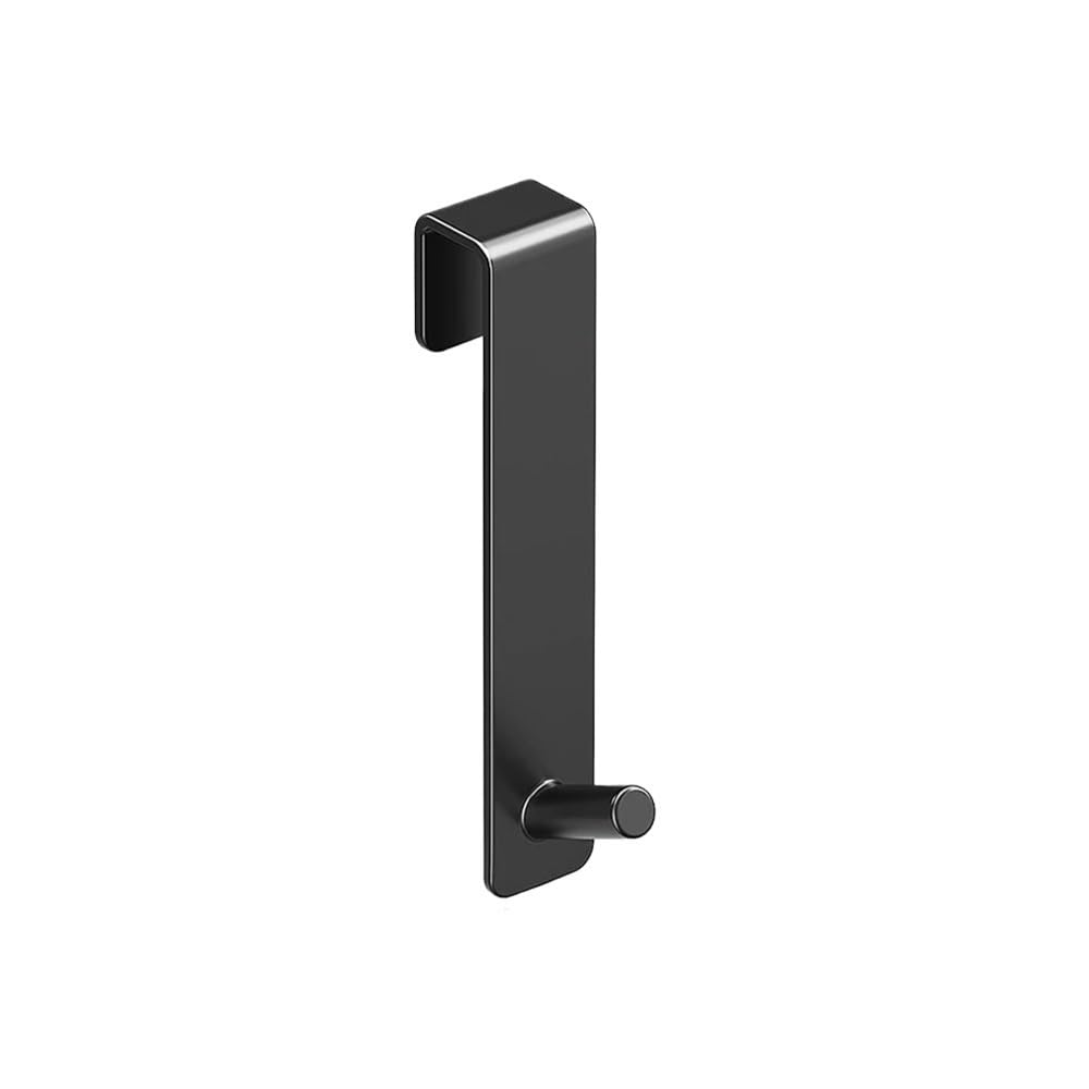 Hgniang 1/3PCS Bathroom Shower Door Back Hook Plastic Over Glass Towel Rack S-Shape Bathrobe Hanger Holder Hooks