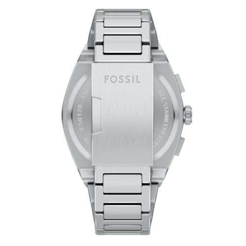 Image of Fossil Everett Silver Quartz Stainless Steel Watch FS6128
