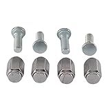 All Balls Racing Wheel Stud and Nut Kit 85-1002 Compatible With/Replacement For Yamaha KODIAK 450 EPS 4WD Armor Grey 2018, KODIAK 700 EPS 4WD 2018, KODIAK 700 EPS 4WD Hunter 2018