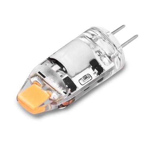 YSJX-家庭用電球, 20個パック、LED COB電球 AC/DC12V G4 1.5W 360度ちらつきなしランプ ホームクリスタルライト(Warm White)