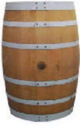 Wine Barrel Wood Planter, Whole Oak