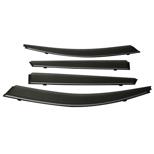 Déflecteurs de vitres hauts de gamme pour Hyundai Mufasa MK1, finition chrome chic