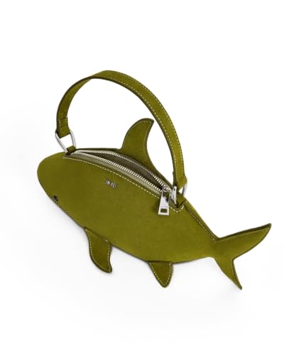 Image of JW PEI Women's Nerys Faux Suede Shark Look Top Handle Bag