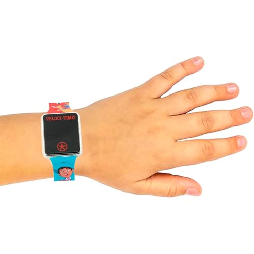Reloj digital LCD de Dino Ranch infantil que soluciona la dificultad de aprender las horas 4