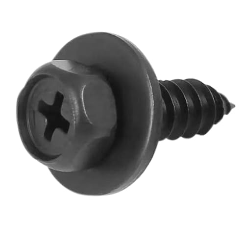 Image of 50 Pcs Bumper Cover Splash Shield Mud Guard Screw Bolt 90159-60498 Compatible with RAV4 Avalon Camry Highlander Prius ES300h GS350