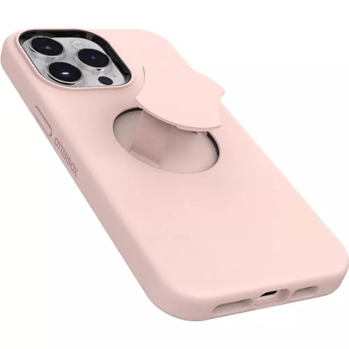 OtterBox iPhone 14 Pro Max OtterGrip Symmetry Series Case - Made ME Blush (Pink), Built-in Grip, Sleek case, Snaps to MagSafe, Raised Edges Protect Camera & Screen by OtterBox - Used condition - Image 4