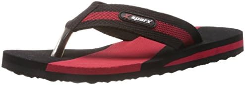 SPARX mens SF0014G Blackred Flip-flop - 8 UK (SF0014GBKRD0008)