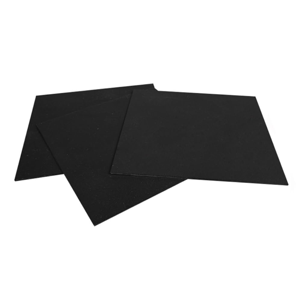 Pannello PVC Nero 20 Pezzi – Spessori Da 0,2 A 1 Mm, Dimensioni 100x200 O 200x200 Mm, Per Fai-da-te E Modellismo