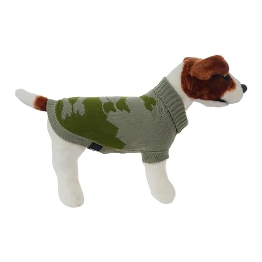 Suéter de Invierno para Perros Pequeños y Medianos - Chaleco de Lana Suave, Jersey Cálida para Mascotas (Color Verde, Talla 30cm)