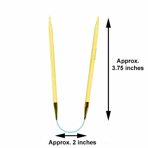 Aiguilles tricoter FlexiFlips double pointe bambou marqueur point