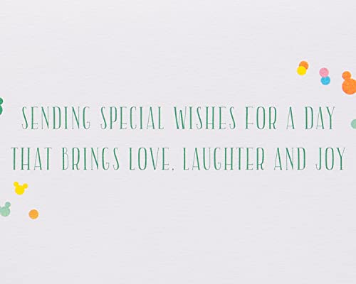 Image of Papyrus Disney Birthday Card (Sending Special Wishes)