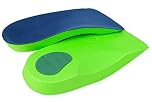 3/4 Length Slim Fit Insoles Arch Support Shoe Boot Inserts Orthotic Foot Supports Insole Flat Feet Insert and Low Arches High-Density Women Men (S 5-6.5)