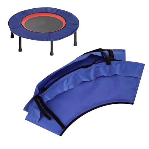 Housse de Trampoline, Coussin de Protection à Ressort, Tapis de Trampoline en Mousse imperméable, Oxford 420D et Coton perlé, Cadre Rond, entraînement au...