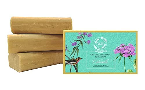 Image of Wellspring (Pack of 3) Nirol Natural Washing Laundry Soap Bar| Veg, Organic and Chemical Free| Baby Safe| for Sensitive Skin| Citronella Fragrance (360 gm)