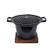 QIFFIY Holzkohlegrill Grillwagen Klein BBQ Grill, eine Person Haus rauchlosen Grill, im Freien BBQ Backofenplatte Roasting Herd Fleisch Werkzeuge (Color : H02)
