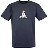 100% Baumwolle Cleptomanicx Vulcan Gull T-Shirt Herren (Blue Graphite, M)