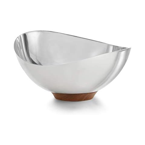 nambe Pulse Collection Nut Bowl Cover