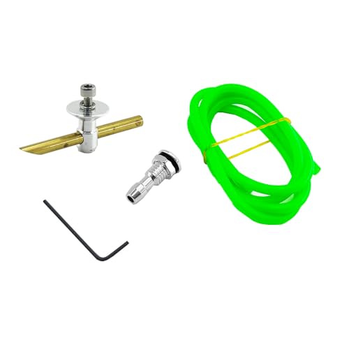 URIMPAVIDO RC Boat Water Cooling Set Water Inlet and Outlet Nozzle with Pipe Tube for RC Boat Ship DIY Model Toy Motor Water Cooling Parts (Green)