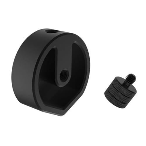 BUBEFSKD Adaptador de trípode de aleación de aluminio para pequeñas antenas de satélite con abrazadera de fijación de rosca de 1/4 3/8 y fácil instalación fácil montaje