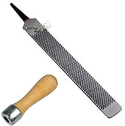 HAOHIZE 8 Inch Horseshoe Grater, Horseshoe File With Rubber Handle - View #9