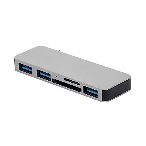 Andoer Adaptador de conversor 5IN1 USB-C multi-porta para USB 3.0 Type-C Leitor de cartão SD TF Plug
