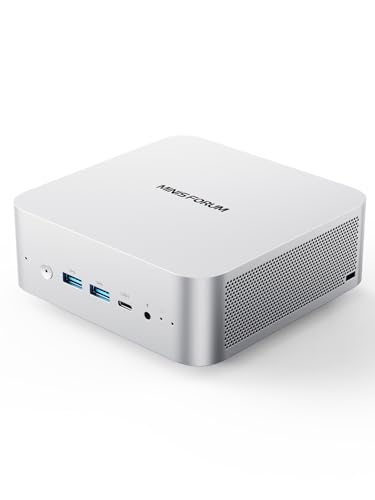 Image of MINISFORUM M1 Pro AI Mini PC Intel Core Ultra 9 285H (16C /16T, Up to 5.4Ghz), 64GB DDR5 2TB SSD, 99 TOPS, 2xUSB4 /HDMI /DP Quad Display, 2.5G LAN, OCuLink, Dual Speaker /DMIC, WiFi 7, BT5.4, Arc 140T GPU