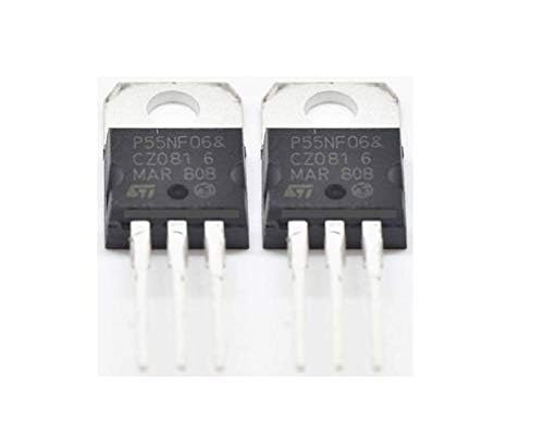 RASHRI N-Channel Power MOSFET Transistor, P55NF06, 50A 60V, TO-220 Package (2)-image-48